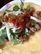 Papa Love's Steak Tacos w/Grilled Jalapenos and Pinto Beans